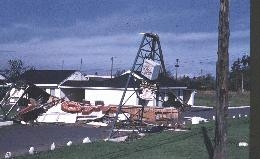 Damage from Columbus Day Storm