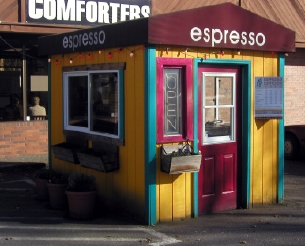 A small coffee shop in Seattle