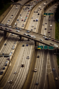 A view of some Seattle traffic - See, it's not that bad.