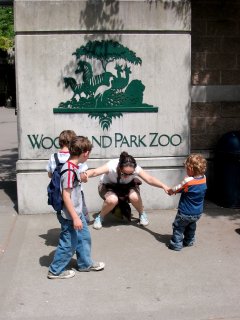 A tiring day after hanging out at the Woodland Park Zoo
