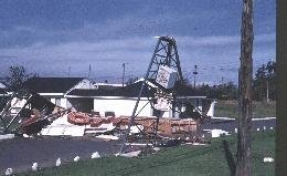 Damage from Columbus Day Storm