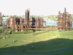 Gasworks Park in Fremont Gasworks Park in Fremont